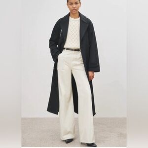 NWT Nili Lotan Quentin Pant - Stone NWT - Women’s - US 10 Tall 34” Inseam